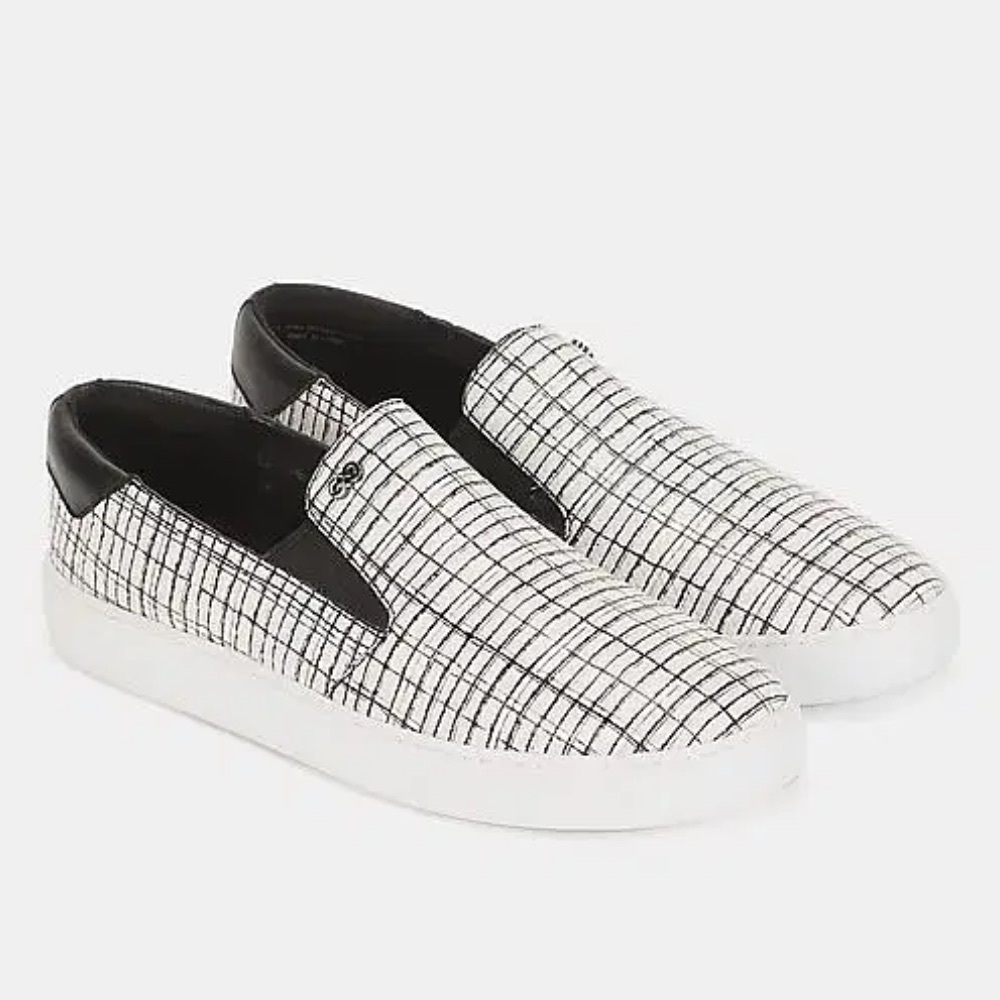 Cole Haan Cream and Black Minimalist Sneakers